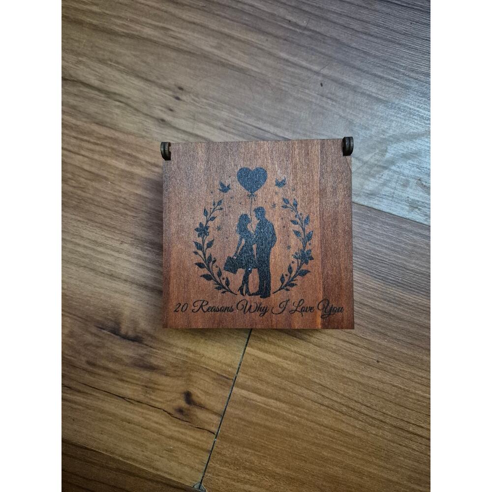 Amazon Anniversay Birthday Gifts Wood Heart Puzzle 20 Reasons Why I Love You b3